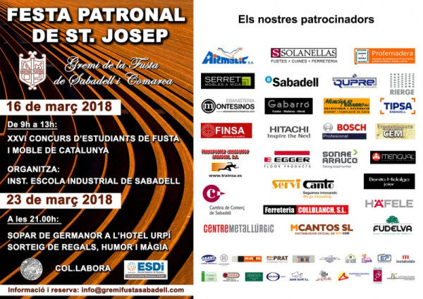 Festa Patronal de Sant Josep 2018